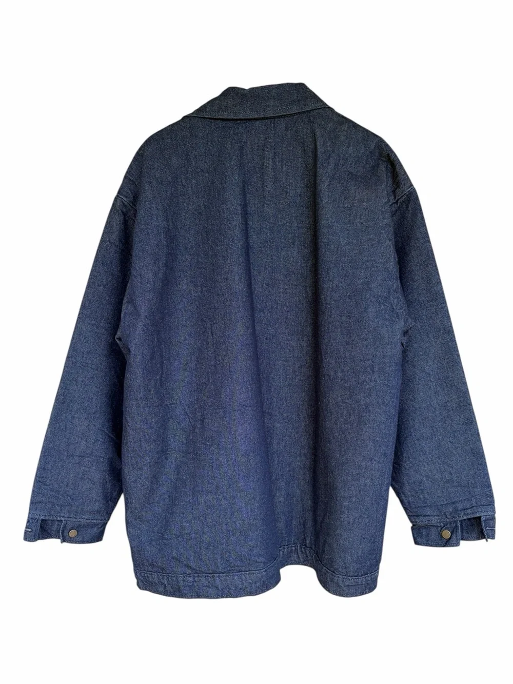 Prison Blues Lined Rigid Dark Blue Denim Yard Coat